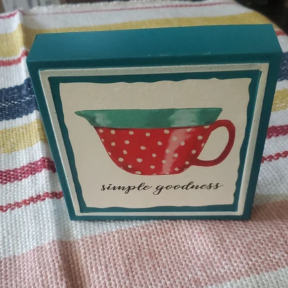 The Pioneer Woman Red and Blue Coffee & Tea Accessory - Picture 2 of 5